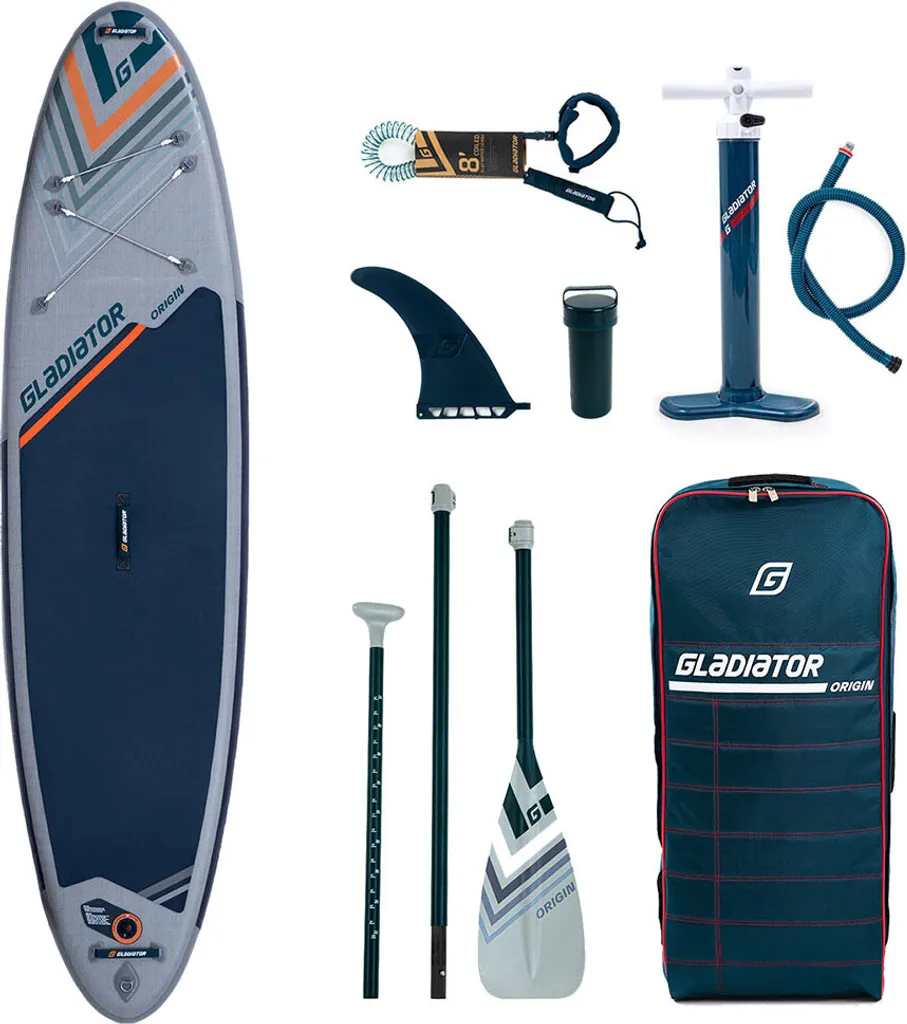 Paddle Gonflable Stable et Robuste Gladiator Origin 10'6 Pack Complet