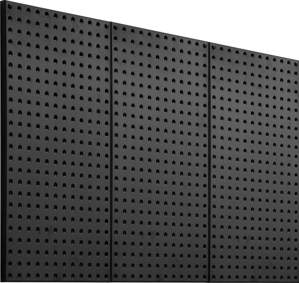 VEVOR Werkzeugwand, 61 x 30 cm, 3er-Set, Stahl-Stecktafel-Wand-Organizer, Werkzeuglochwand für Wohnzimmer, Garage, Werkzeugaufbewahrung, Werkbank,...