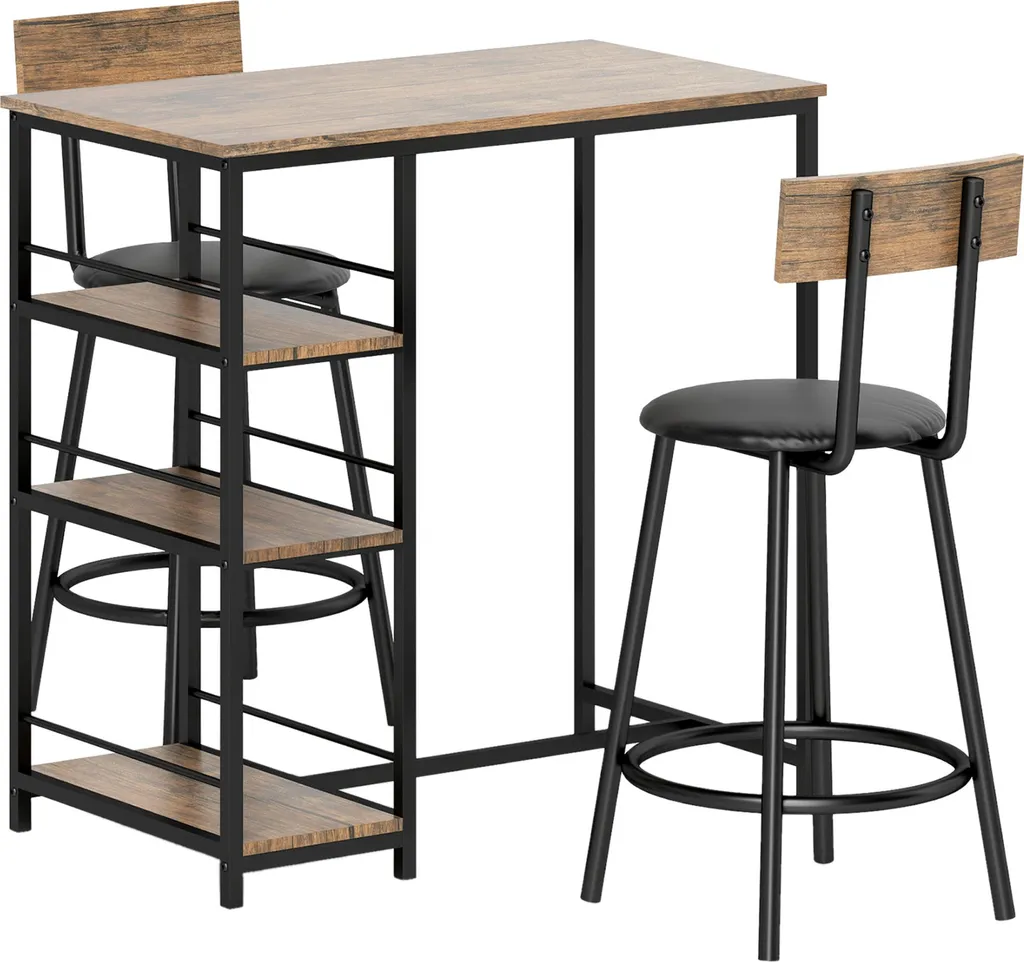 Set Petit-Déjeuner Gain de Place pour Petit Appartement Table et Chaises