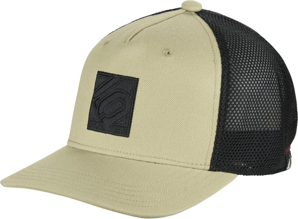 Casquette de type Trucker Five Ten avec fermeture snapback ajustable noir