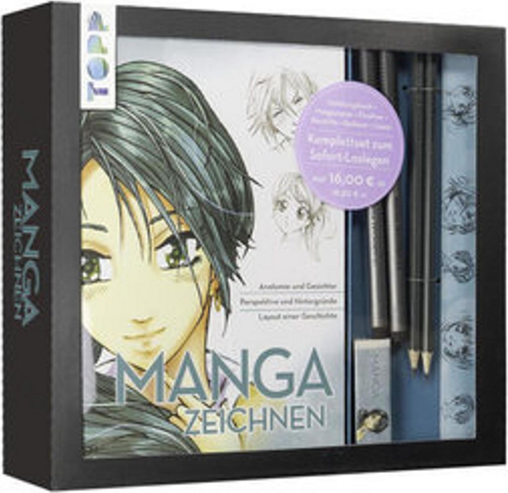 Kreativ-Set Manga zeichnen Produktbild 