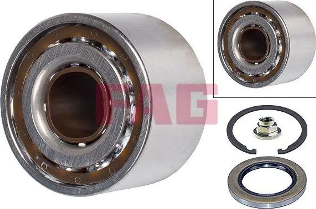 Kit de roulement de roue FAG 713 6189 30 pour moyeu arrière IS - Qualité OE
