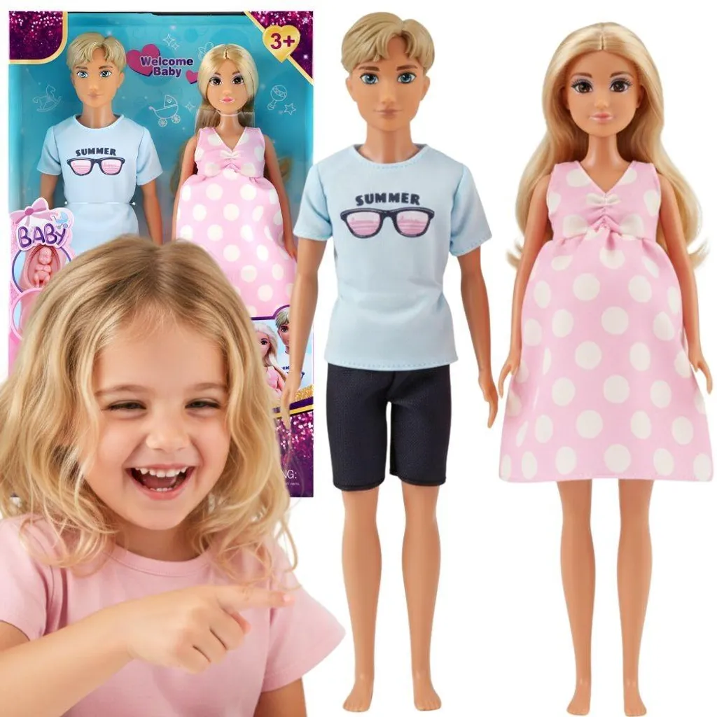Jouet Poupée Famille Woopie pour Préparer l'Arrivée d'un Nouveau-né
