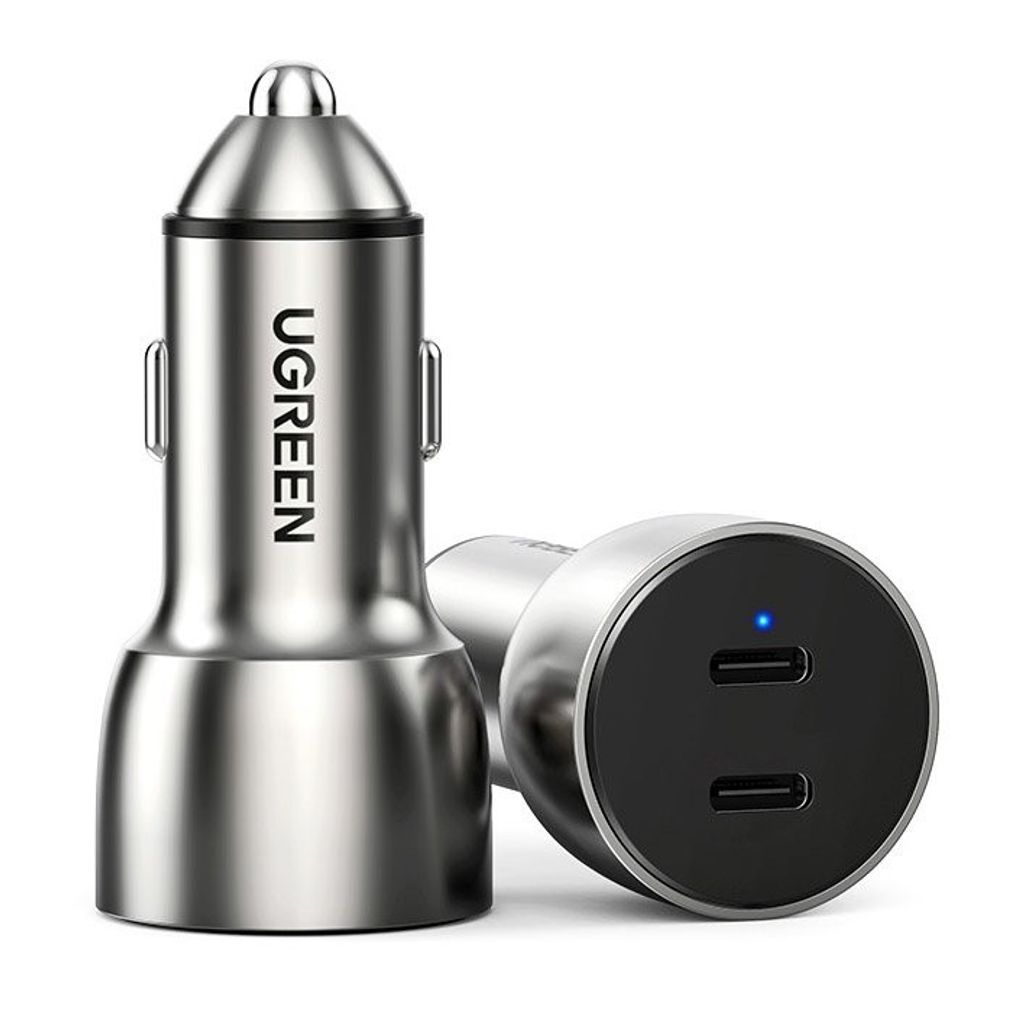 Ugreen Autoladegerät Cd213, 2X Usb-C, 36W (Grau)