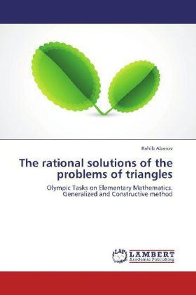 Abasov, R: Rational solutions of the problems of triangles