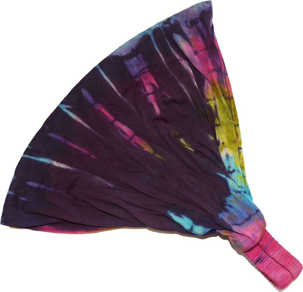 Simandra "Batik" Haarband Stirnband Kopfband aus Baumwolle verschiedene Farben, lila
