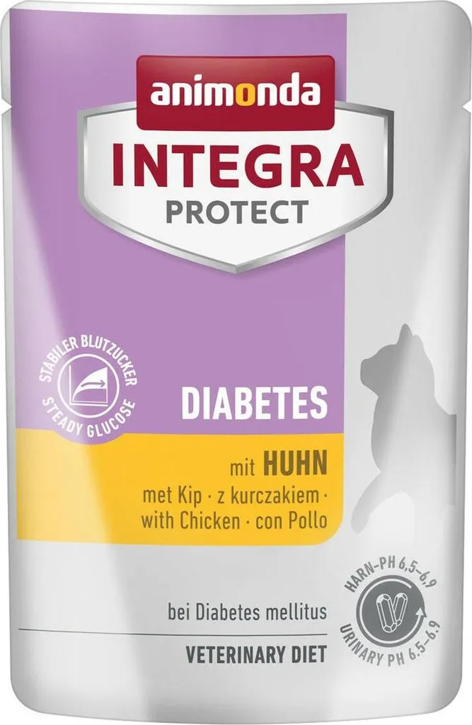 Animonda Integra Protect Diabetes 24x85g Pollo | Controllo Glucosio