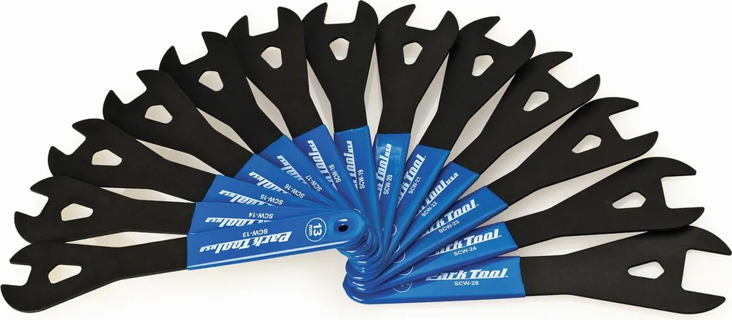 Clés à cône Park Tool SCW-SET.3 ultra-fines en acier carbone 13-28 mm