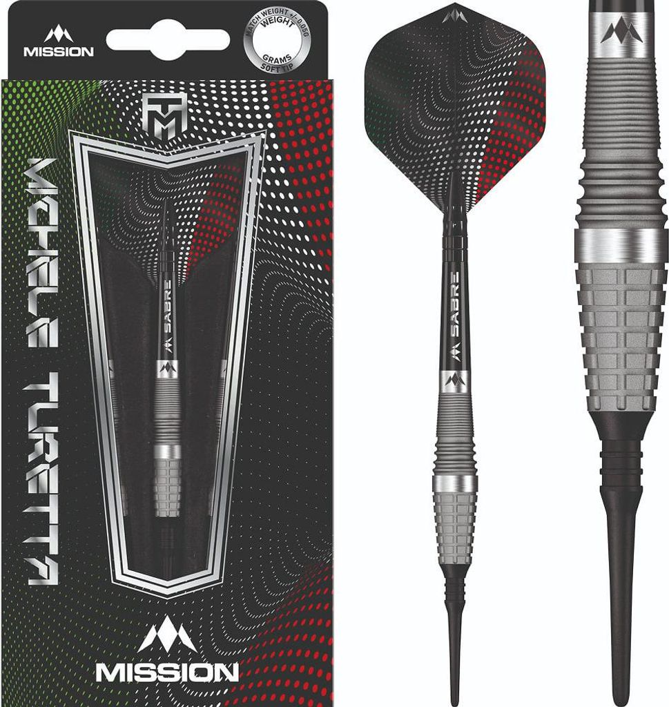 Mission Michele Turetta 95% Soft Tip - Dartpijlen