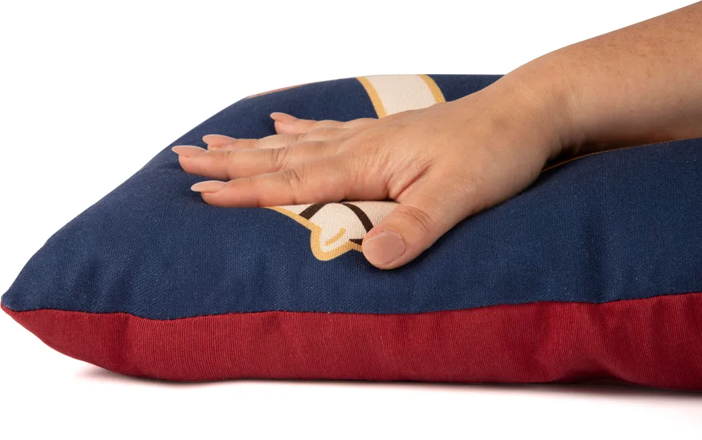 Coussin Décoratif Bleu Noël pour Canapé Ambiance Vintage et Cosy - 5