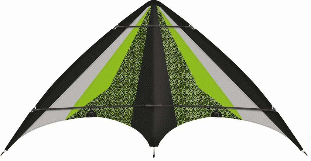 Cerf-volant acrobatique de sport Neon Loop bicolore pour adultes