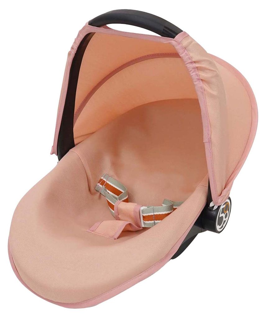 3-in-1 Puppenautositz rosa Puppensitz Spielzeug Autositz
