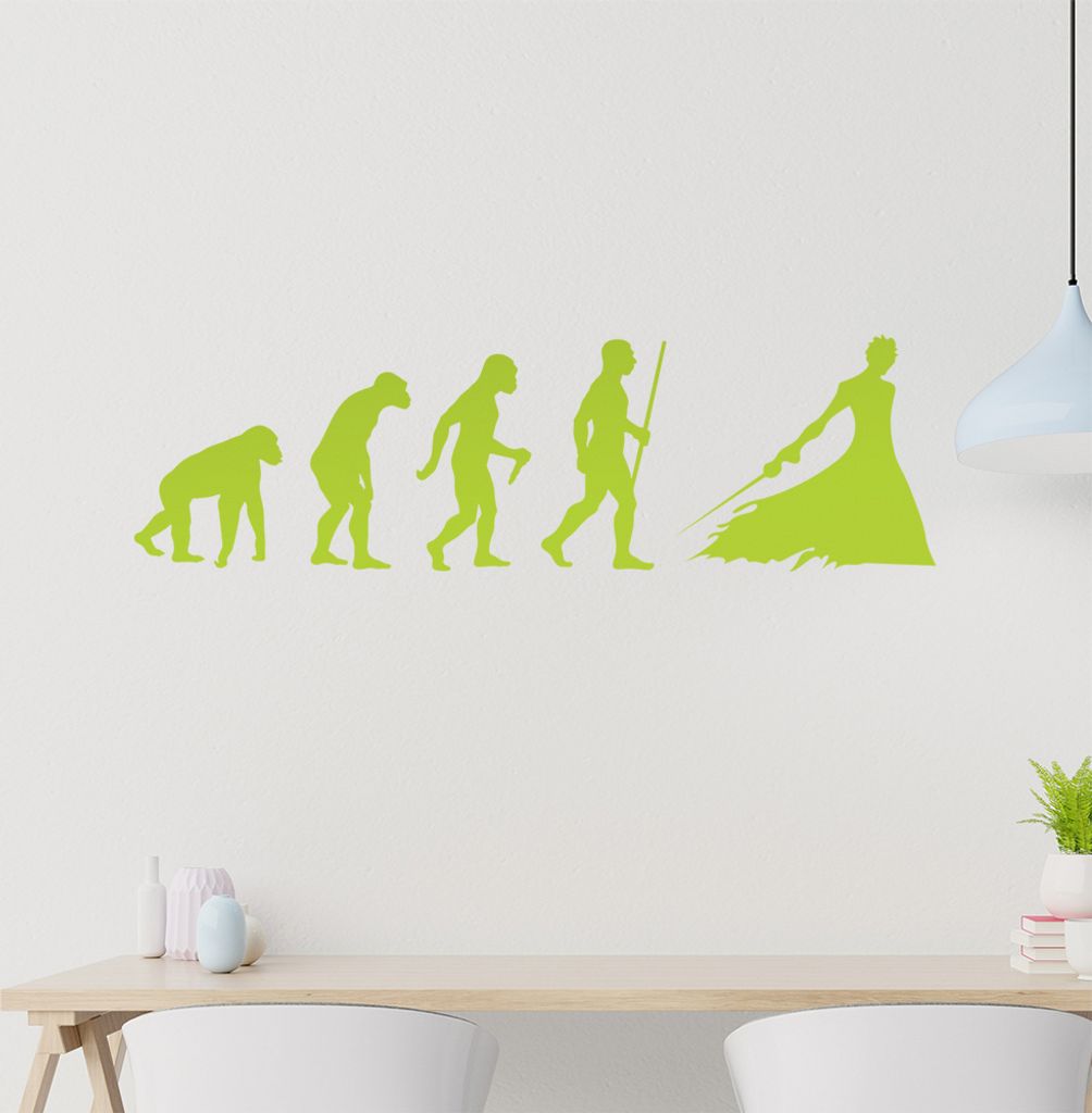 Samurai Schwert Evolution Wandtattoo Wandaufkleber Wall Sticker - Dekoration, Küche, Wohnzimmer, Schlafzimmer, Badezimmer