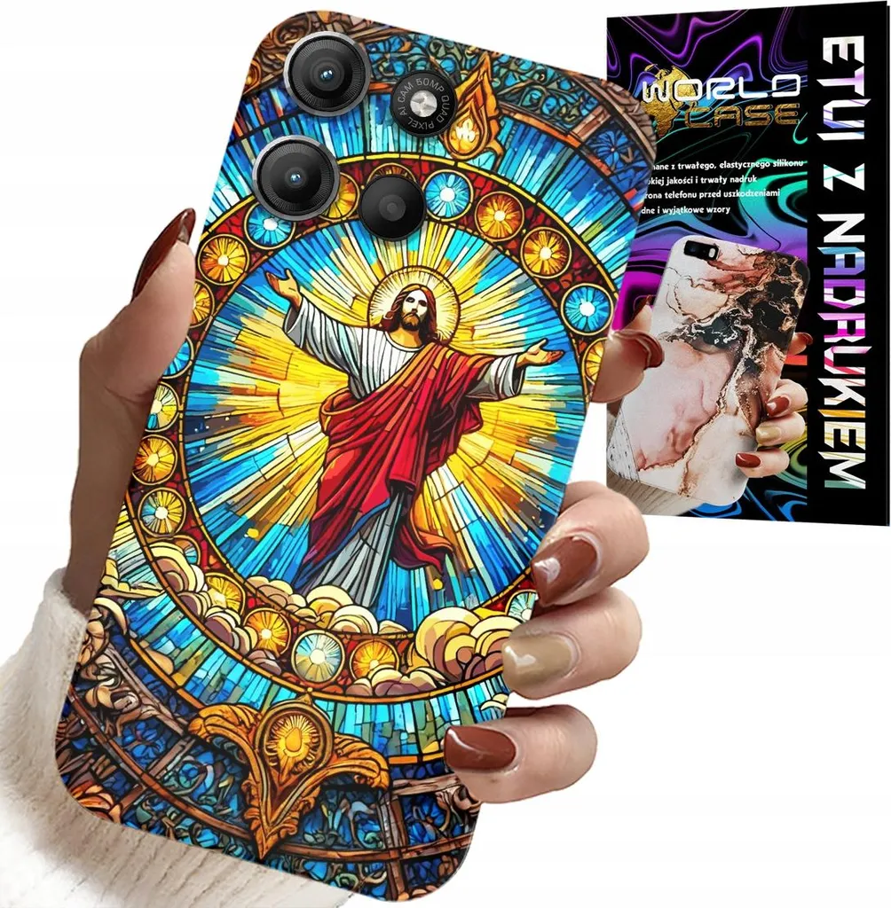 Custodia per Motorola Edge 60 Pro 5G - Gesù Cristianesimo Religione + Foil