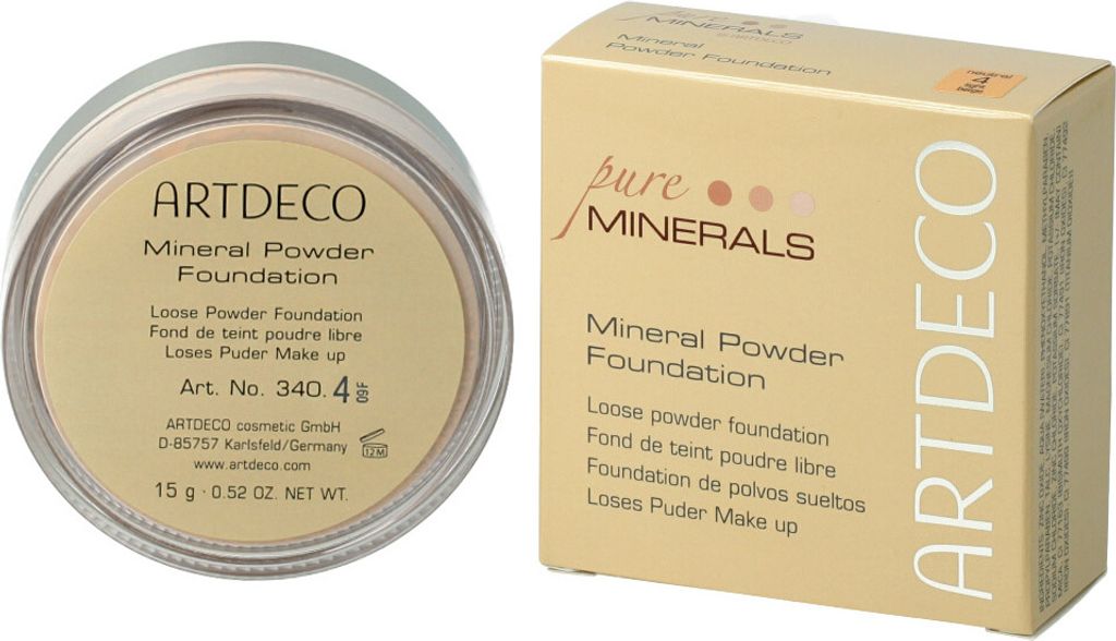 Artdeco Fond de teint poudre minérale 4 Light Beige Image du produit 