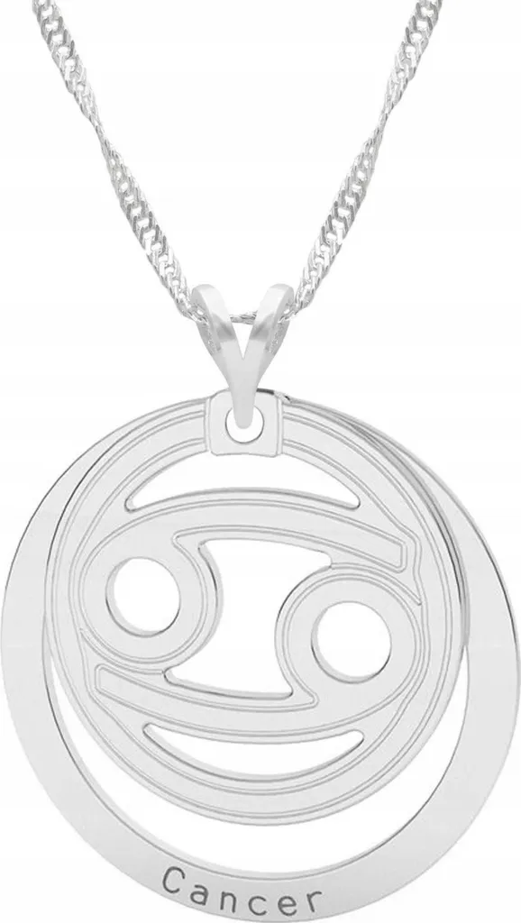 Collana Segno Zodiacale Cancro Argento 925 - Trend Oroscopo 2026