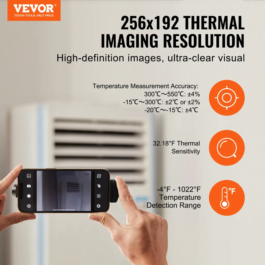 Caméra thermique pour smartphone : inspection fuites et isolation