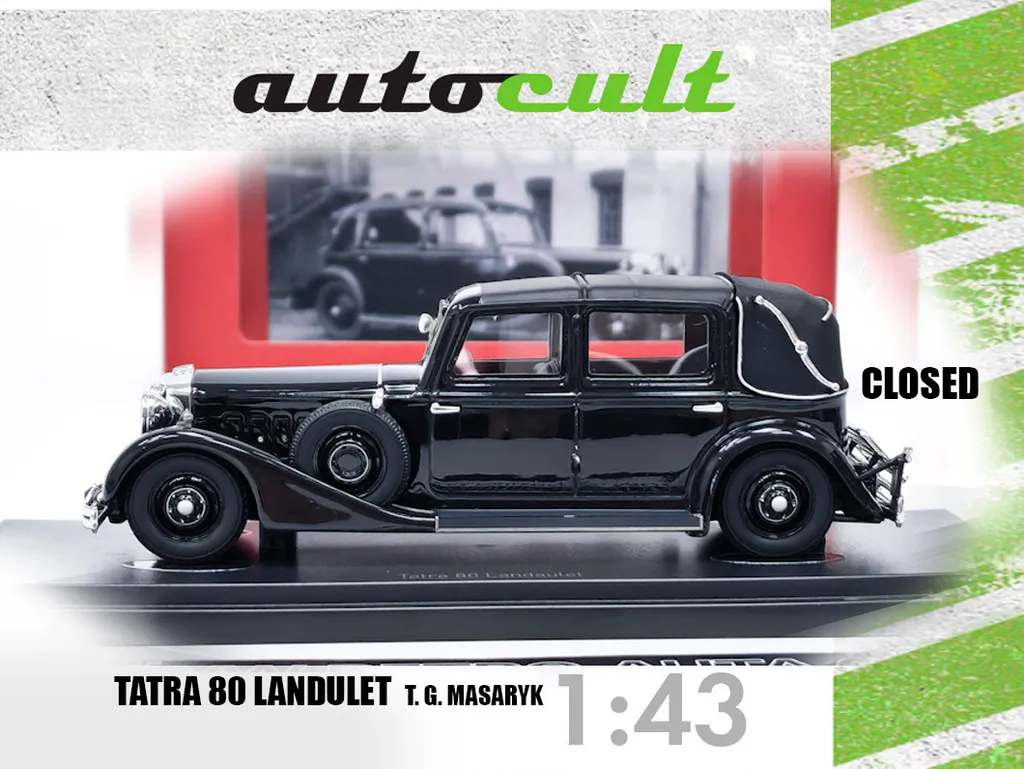 Tatra 80 1931 Masaryk 1:43 Autocult - Pour Collectionneur de Voitures d'État