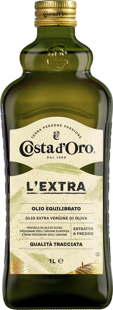 Costa d'oro L'extra Extra Natives nativ Olive Olivenoel 1L Produktbild 