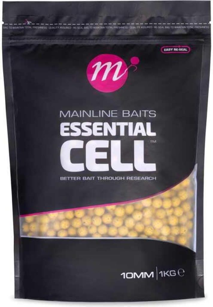 Mainline Baits Shelf Life Boilies Essential Cell 1 kg 10 mm
