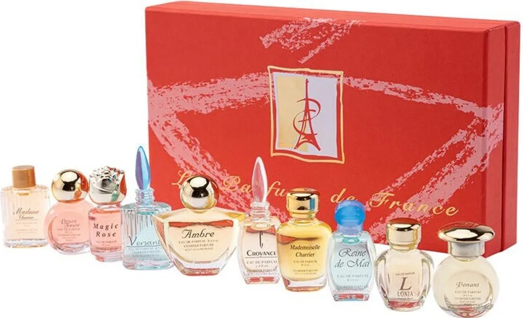 Set regalo di acque profumate da donna Charrier Parfums, 10 x 4,6-5,6 ml