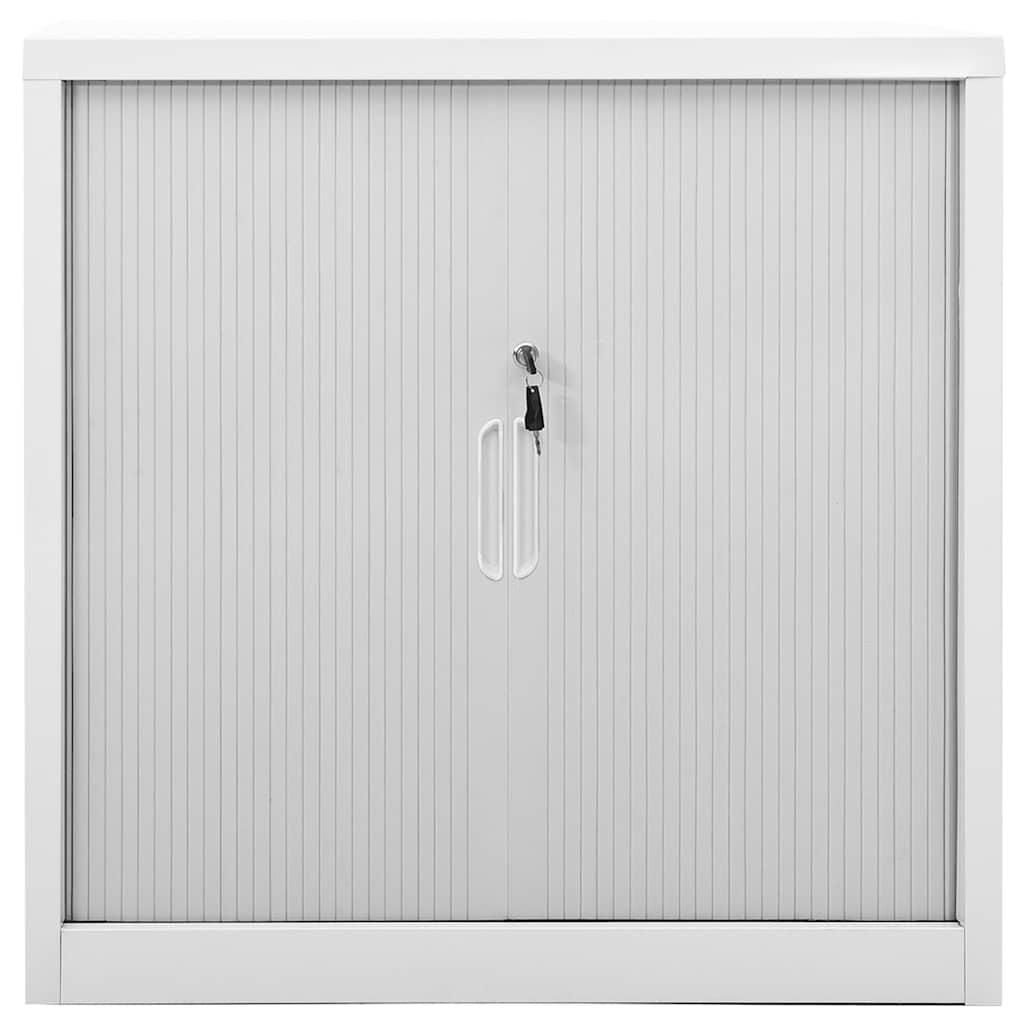 vidaXL Armadio ad ante scorrevoli grigio 90x40x90 cm Immagine del prodotto 