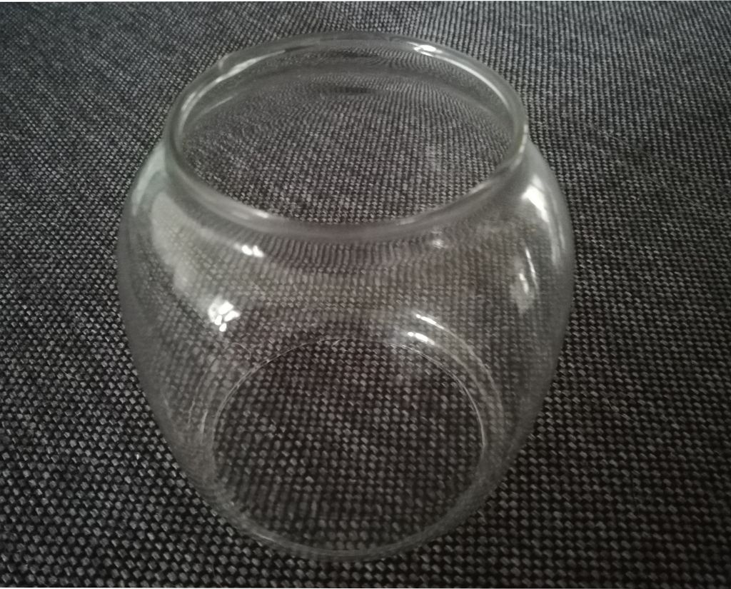 Ersatzglas klar Petroleumlampe Sturmlampe Glas für 24 cm Produktbild 