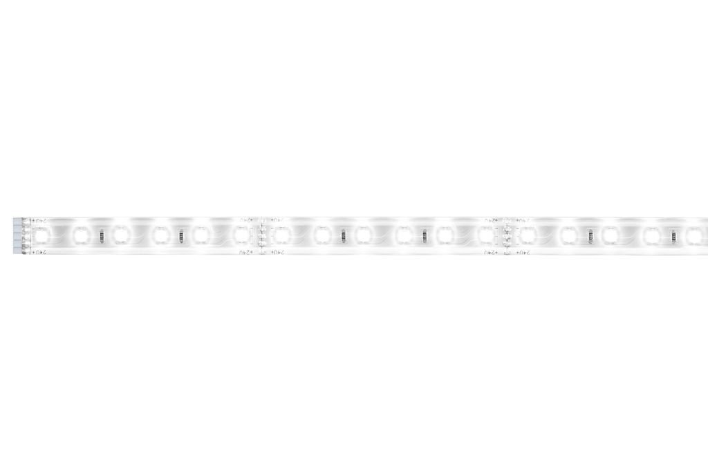 Paulmann LED Strip Function MaxLED 500 Erweiterungsset Silber IP44 1m 6W 550lm Tageslicht 6500K kaltweiß 230/24V