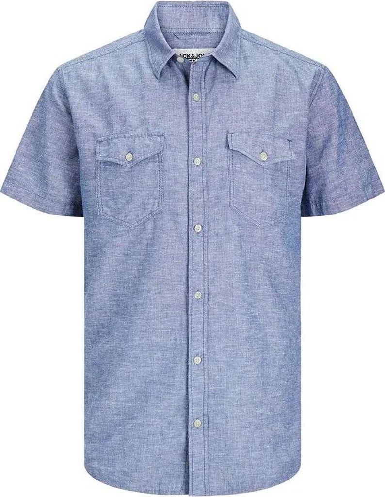 Jack & Jones Sheridan Linen Blend Kurzarmhemd Lila S Herren Lila S