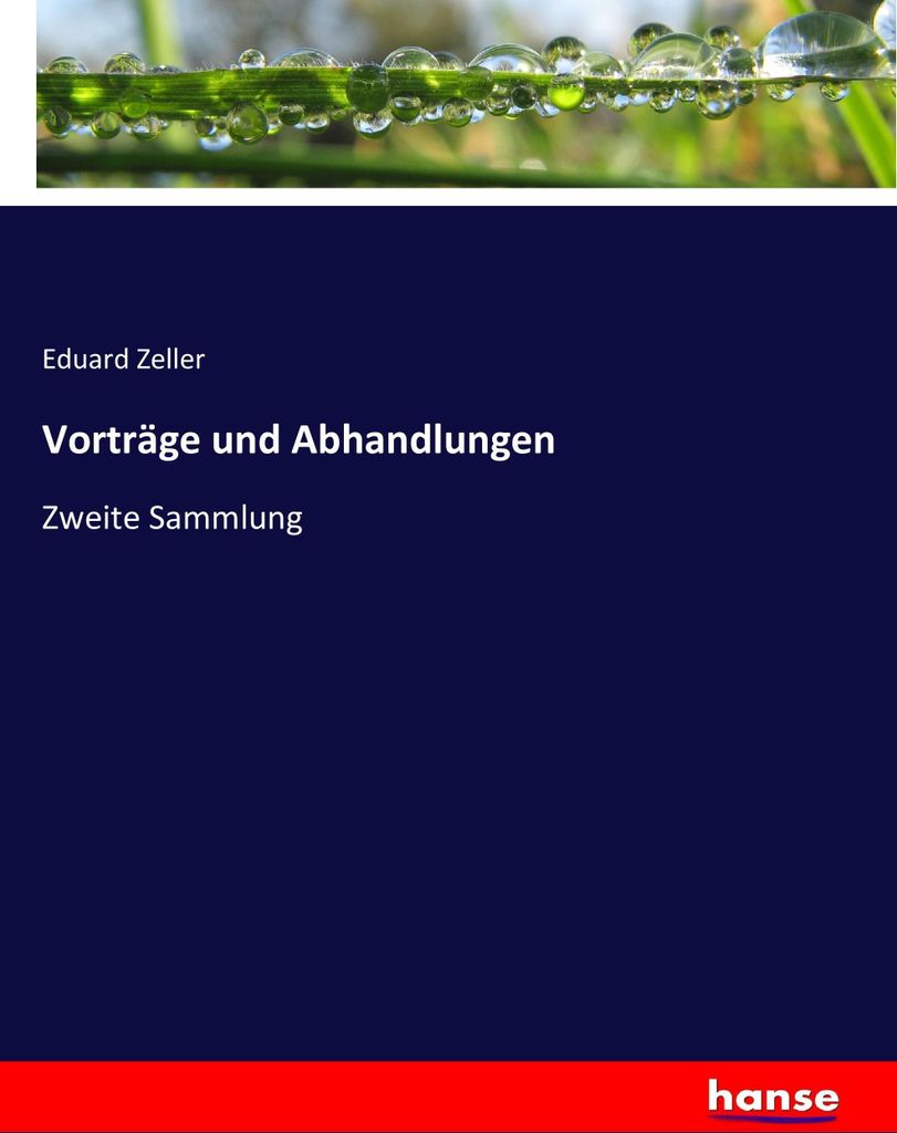 Vorträge und Abhandlungen