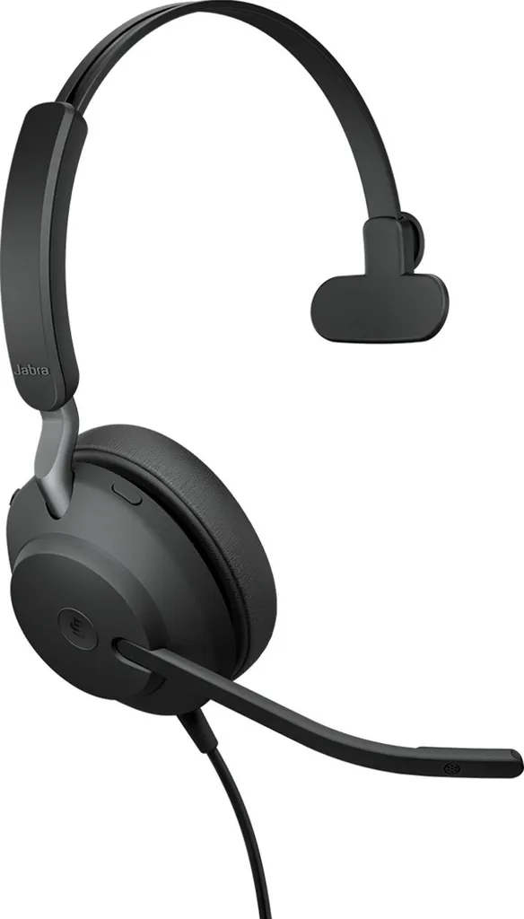 Casque Jabra Evolve2 40 MS avec Isolation Phonique et Micro Antibruit