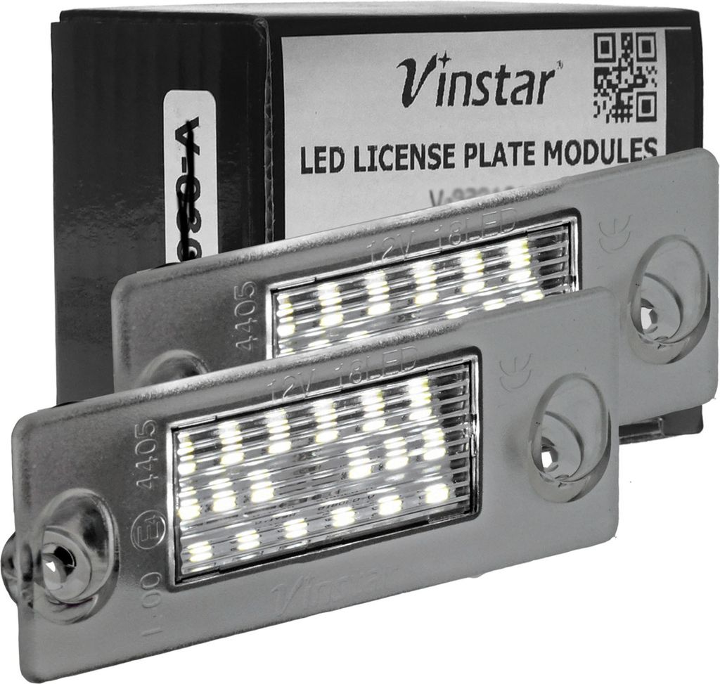 Vinstar LED Kennzeichenbeleuchtung kompatibel mit AUDI A3 S3 8L A4 S4 B5 1995-2000