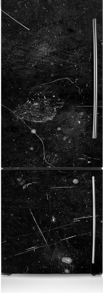 Kühlschrankfolie Aufkleber Kühlschrankmagnete Dekoration Kühlschrankfolie 60x180 cm - Schwarzer Zusammenfassung