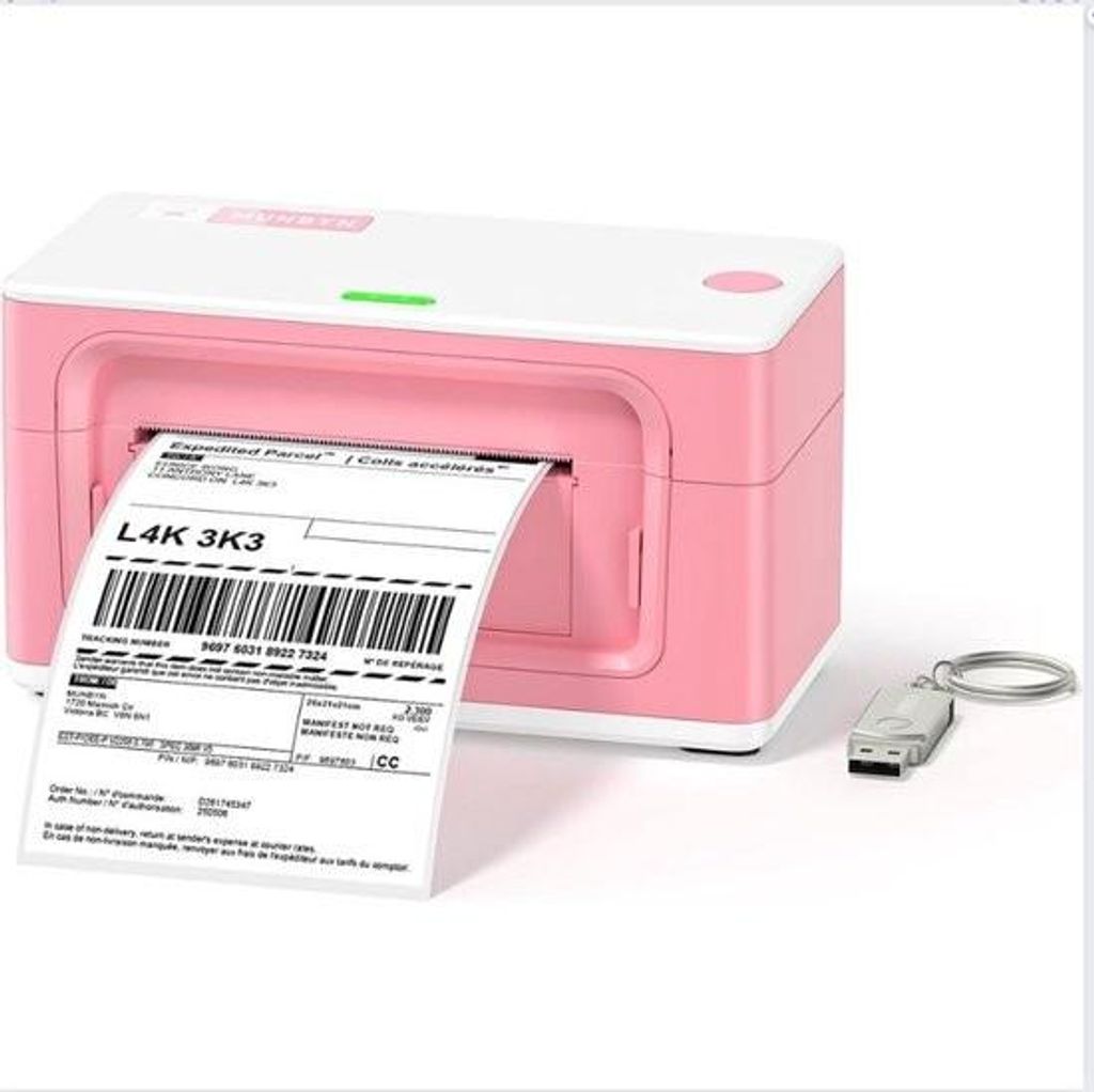 Etikettendrucker – Kabelloser Drucker – Bluetooth – Beschriftungsmaschine – Etiketten – Inkl. Etikettenrolle