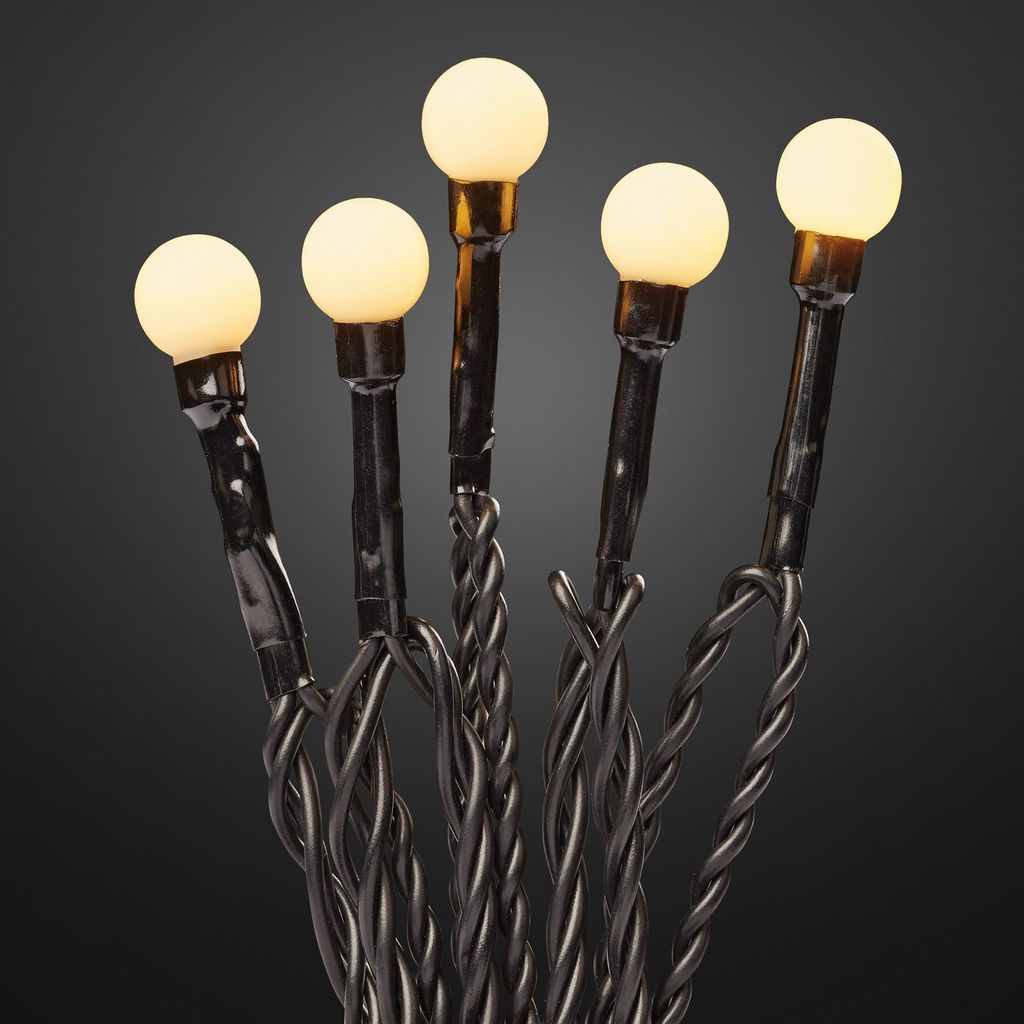 80-tlg. LED-Kugel-Lichterkette, warm-weiße LEDs Produktbild 