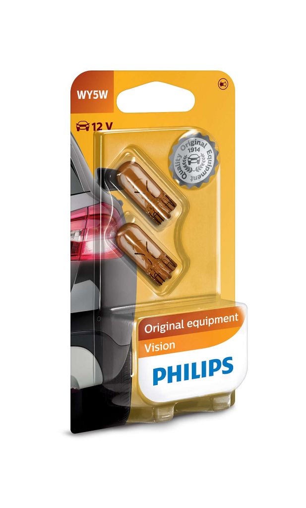 Philips KfzLampe WY5W 12V 5W W2,1x9,5d, Vision