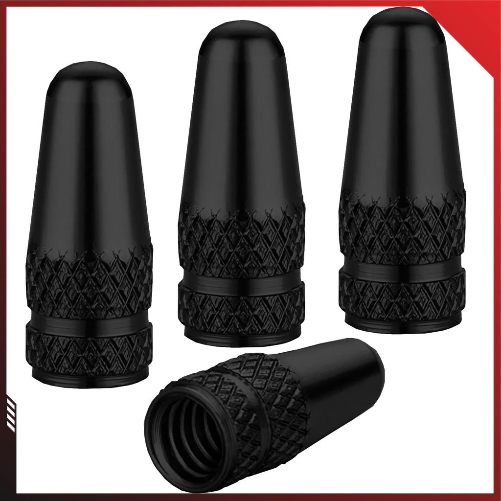 Fahrrad Ventilkappen Dunlop / Presta Aluminium 4 Stück; Produktbild 