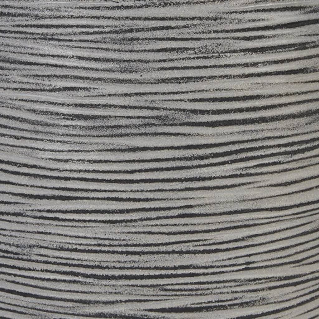 Capi Blumentopf Nature Rib 35x34 cm Anthrazit KOFZ932 Produktbild 