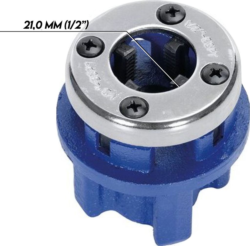 Schneidkopf 21,0mm 1/2" Schneidkluppen Gewindeschneider Rohrschneider Schneideisen