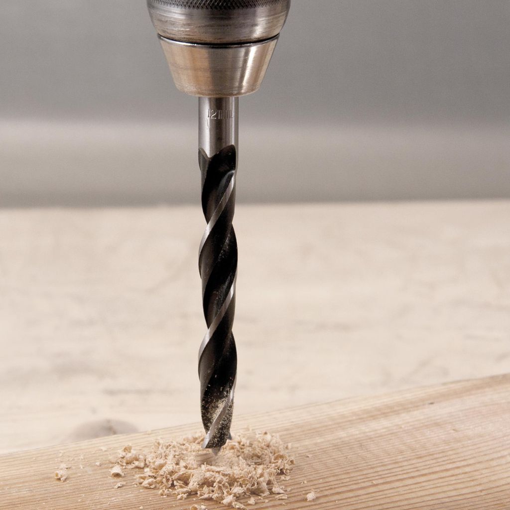 RUKO 208100, Bohrer, Drehung der rechten Hand, 1 cm, 132 mm, Holz, 9 cm