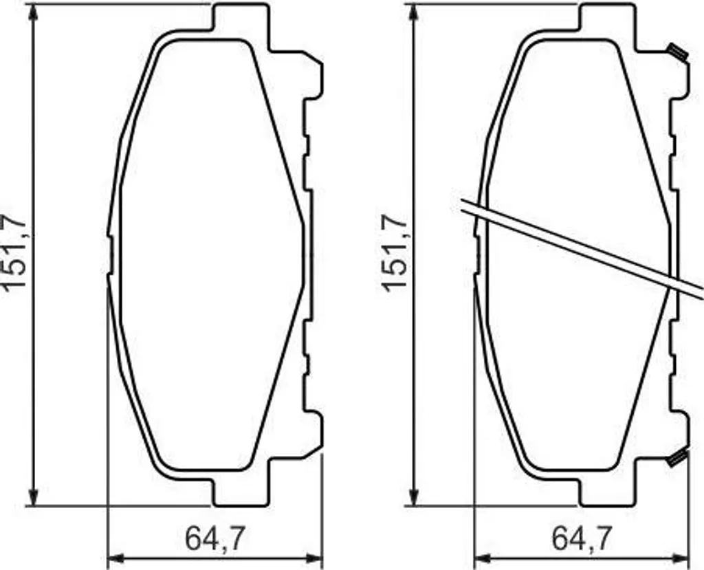 Stop bruits de freinage : Plaquettes Bosch 0986494382 pour Honda Accord