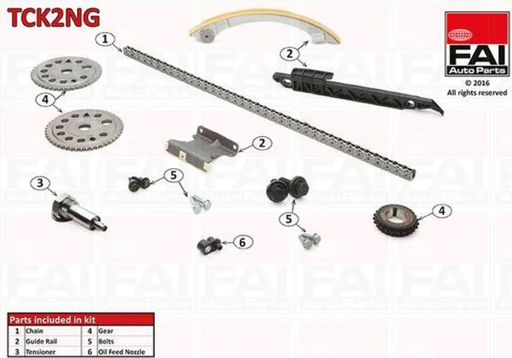 Kit de distribution OE 24461834 haute précision Astra G et Almera
