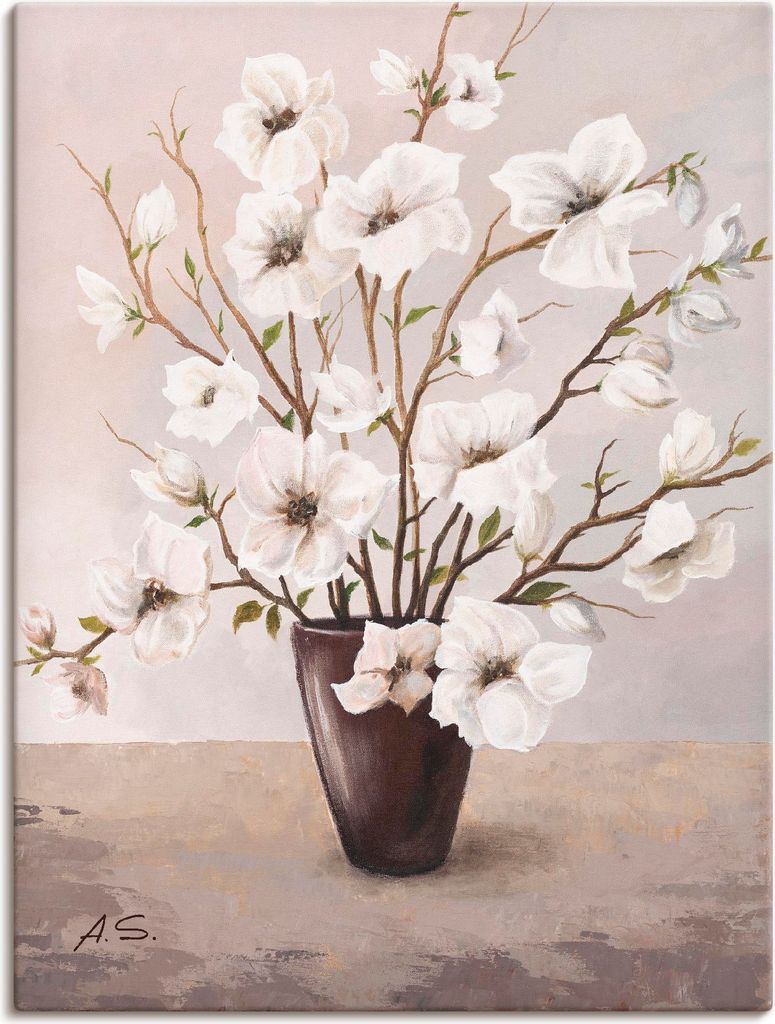 ARTland Leinwandbild Magnolien Größe: 45x60 cm