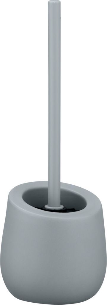 WENKO WC Garnitur Klo Toiletten Bürsten Halter BADI Grau Bad Keramik Accessoires