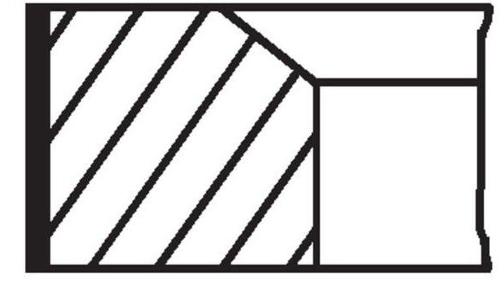 MAHLE 039 RS 10100 0N0 Kolbenringsatz Kolbenringe passend für PEUGEOT 407 SW (6E) 407 (6D) 607 (9D, 9U) 407 Coupe (6C) für CITROËN C5 III Kombi ...