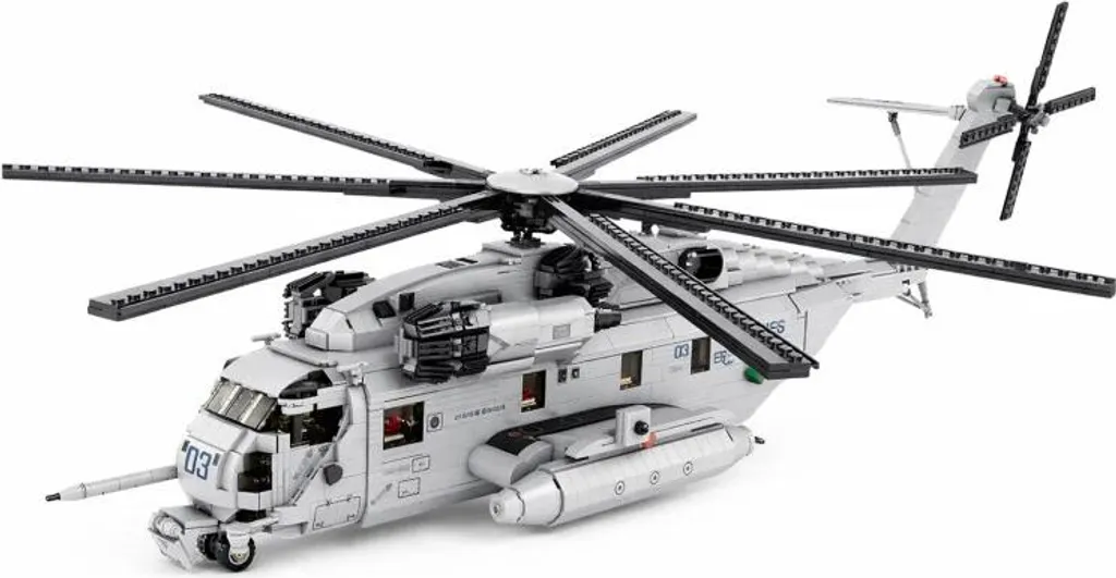 Jeu de construction hélicoptère militaire 2192 pièces pour collection