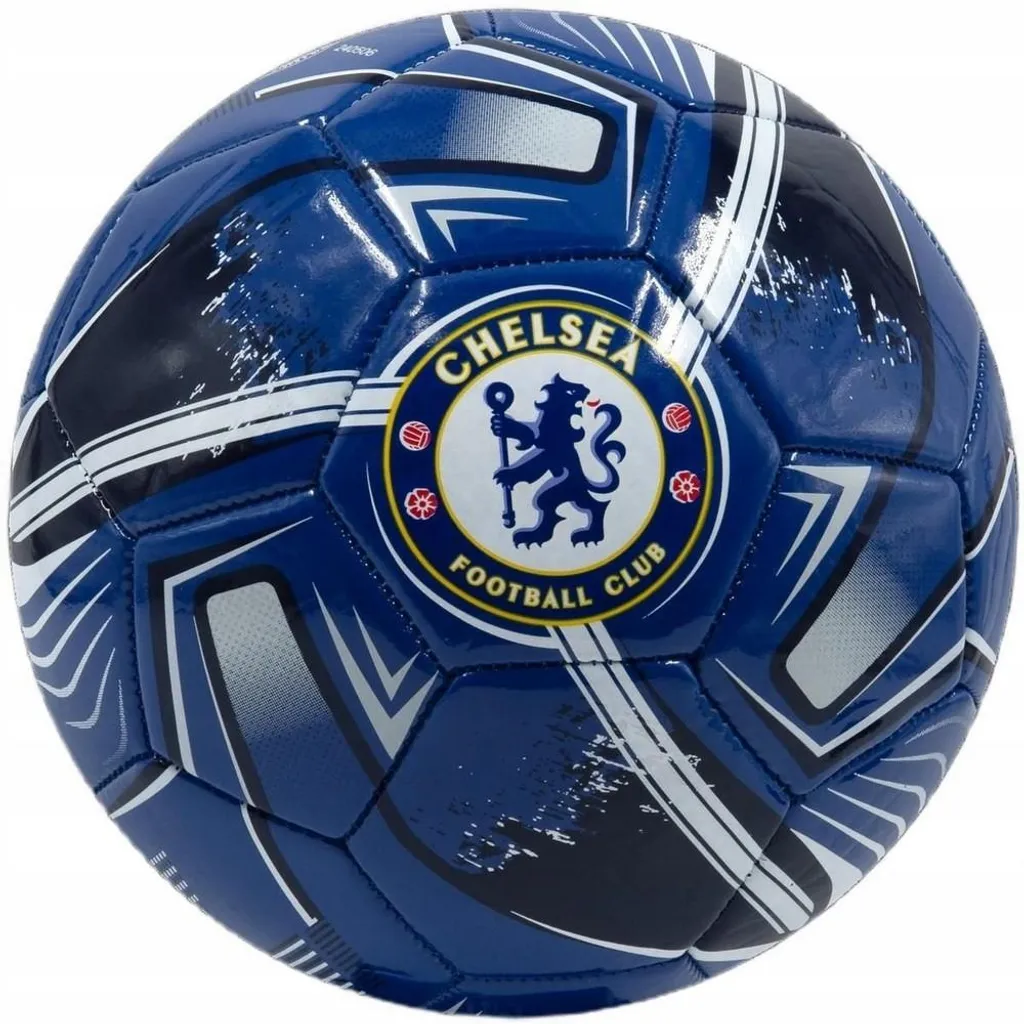 Ballon Chelsea FC pour Entraînement de Foot - Taille 5 Bleu et Londres