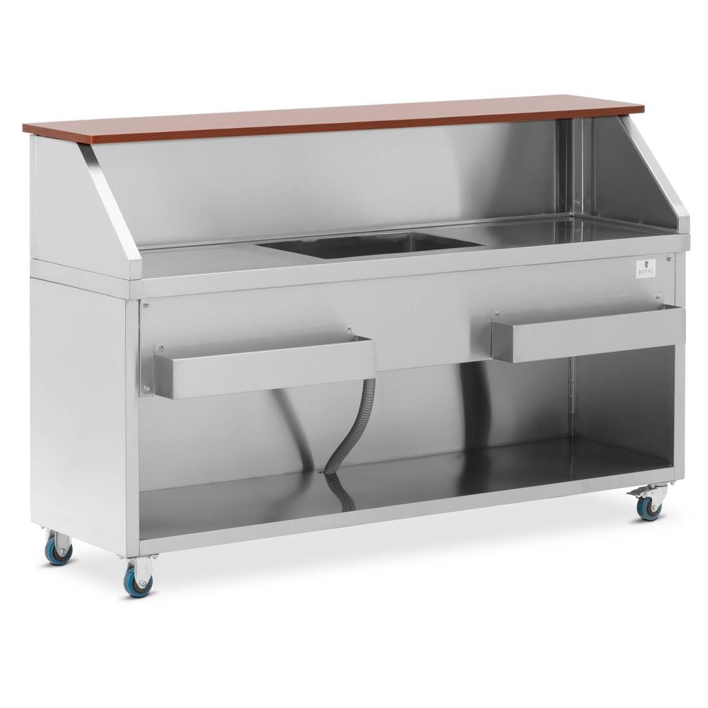 Expondo Royal Catering Mobile Cocktail-Station - 180 cm - Produktbild 