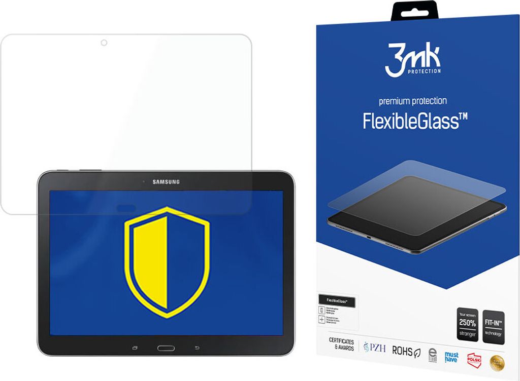 3mk Display Hybridglas FlexibleGlass für Samsung Galaxy Tab 4 10.1 T530 0,3mm 7H