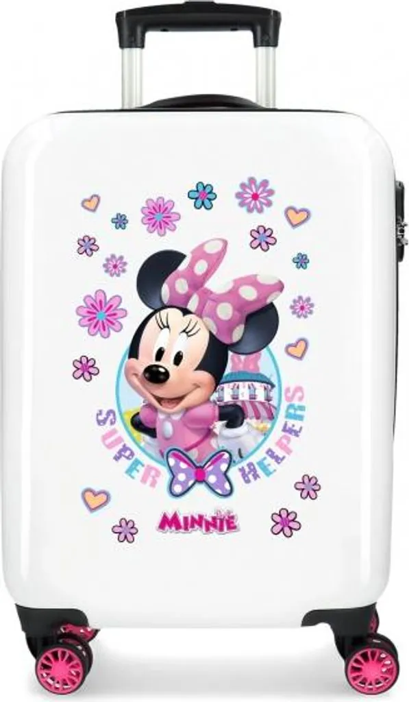 Valigia Minnie Mouse Helpers 55cm ABS - Trolley Bambini 34L Offerta